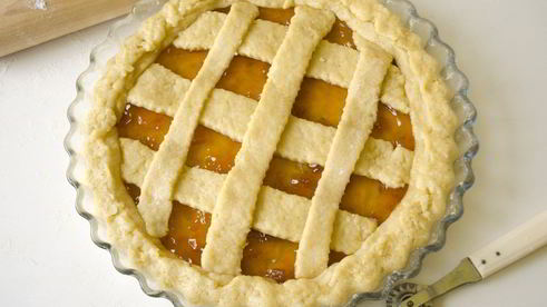 кростата с абрикосовым джемом