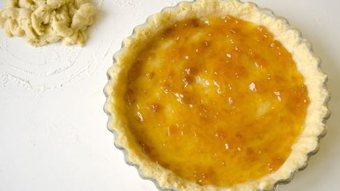 кростата с абрикосовым джемом