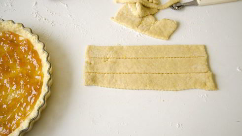 кростата с абрикосовым джемом