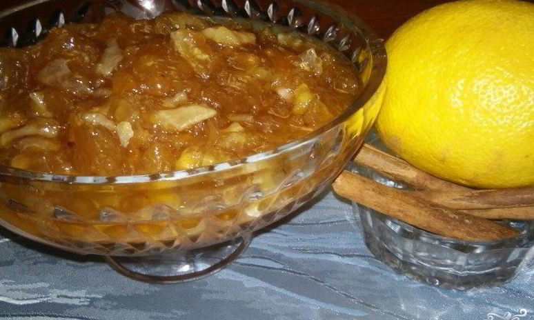 Рецепт лимонного джема с имбирема