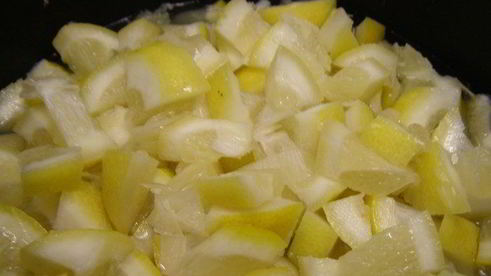 лимонный джем с яблоками и куантро