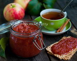 Яблочный джем с апельсинами и грушей