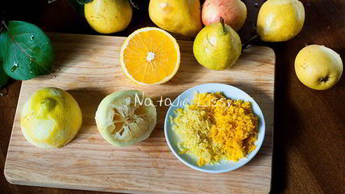 яблочный джем с апельсинами и грушей