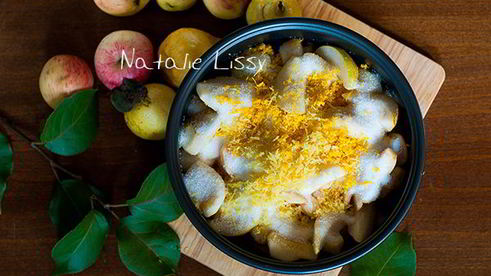 яблочный джем с апельсинами и грушей