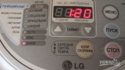 яблочный джем в хлебопечке