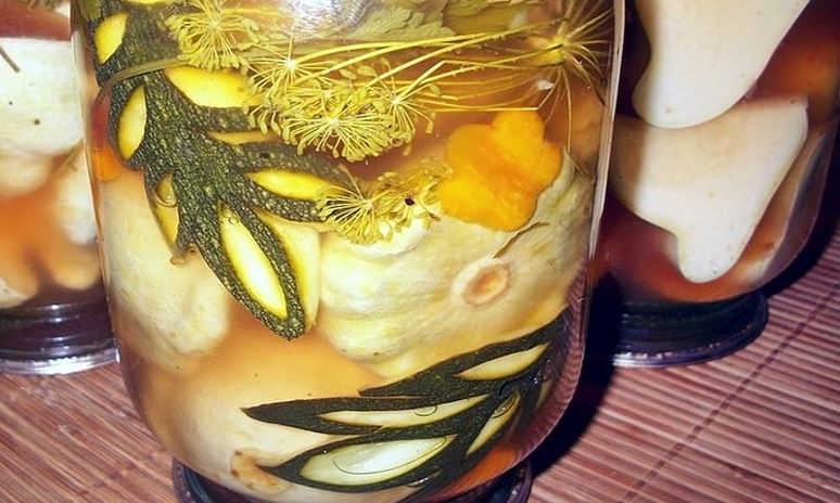 Рецепт кабачков и патиссоны на зиму