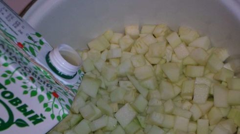 кабачки с ананасовым соком на зиму