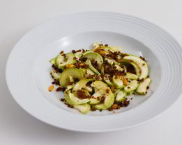 Кабачки с вялеными помидорами