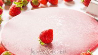 Клубничное компоте для торта