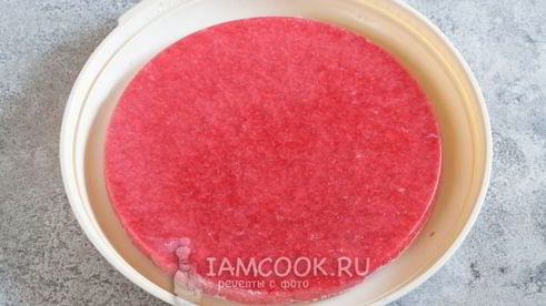 клубничное компоте для торта