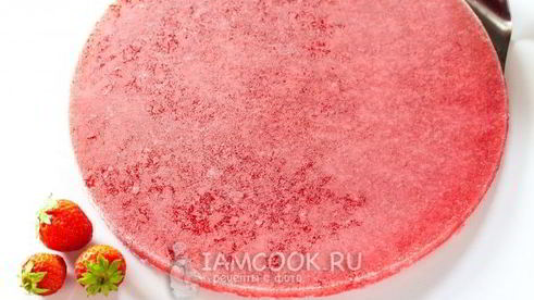 клубничное компоте для торта