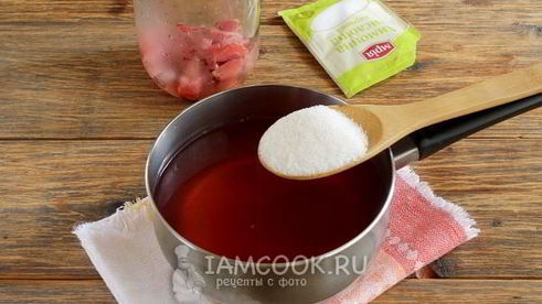 клубничный компот с лимонной кислотой на зиму