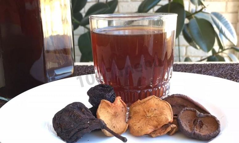 Рецепт компота без сахара из сухофруктов