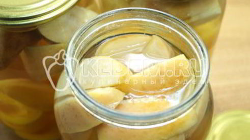 компот из абрикосов c яблоками на зиму