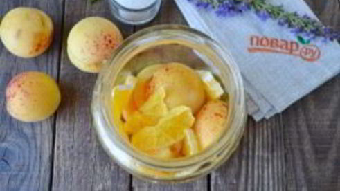 компот из абрикосов и апельсинов на зиму