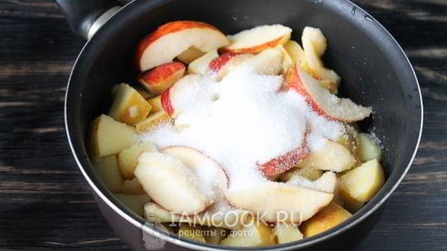 компот из айвы и яблок на зиму