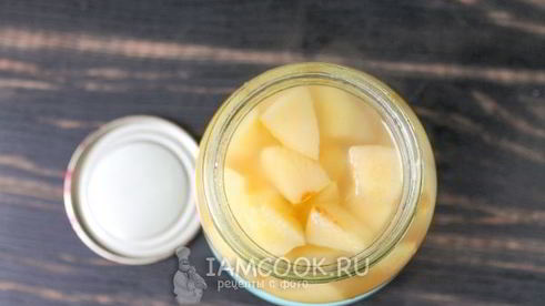 компот из айвы и яблок на зиму