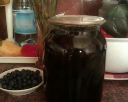 Компот из черники на зиму