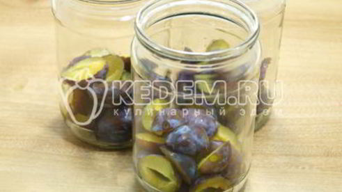 компот из груш и слив на зиму