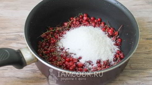 компот из красной смородины на зиму