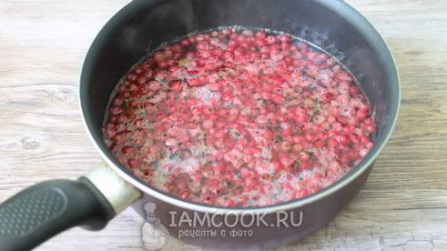 компот из красной смородины на зиму