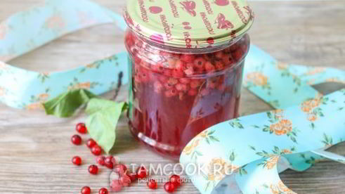 компот из красной смородины на зиму