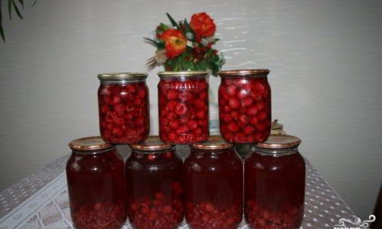 Рецепт компота из малины