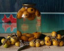 Компот из мушмулы на зиму
