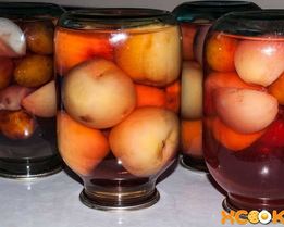 Компот из персиков на зиму