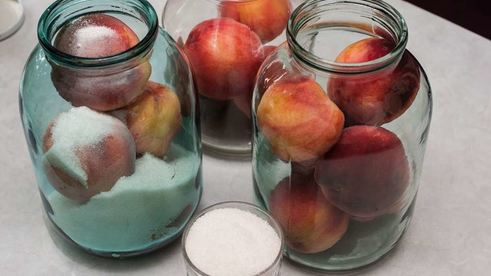 компот из персиков на зиму