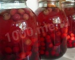 Компот из ранеток на зиму