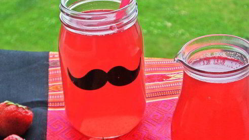 компот из ревеня и лесной малины