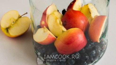 компот из терна и яблок на зиму