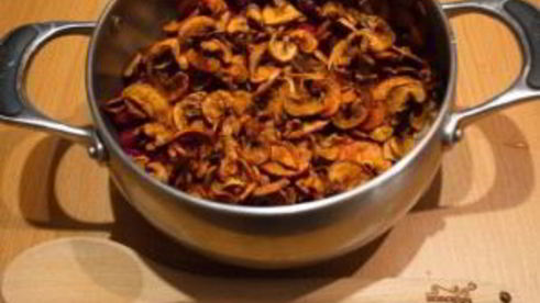 компот из вишни и яблок