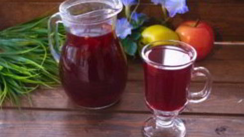 компот из вишни и яблок