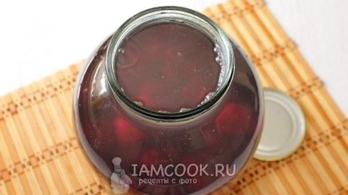 компот из вишни на зиму
