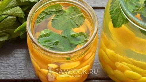 компот из желтой черешни на зиму