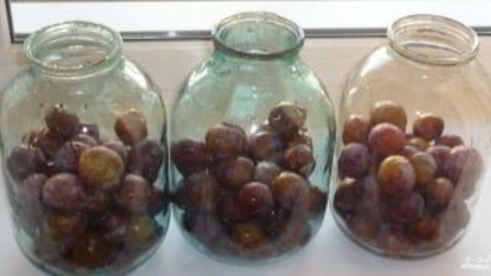 закатка компота из слив