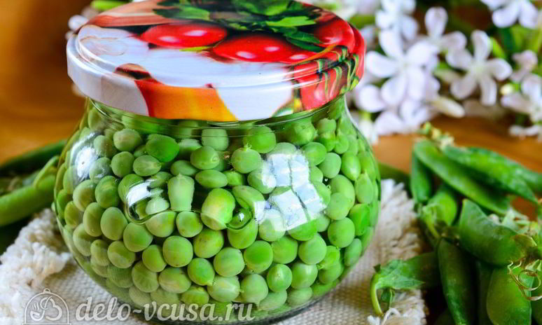 Рецепт консервированного горошка на зиму