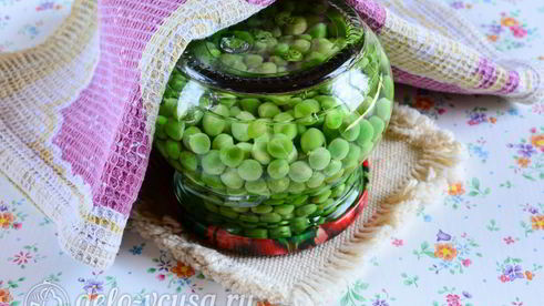 консервированный горошек на зиму