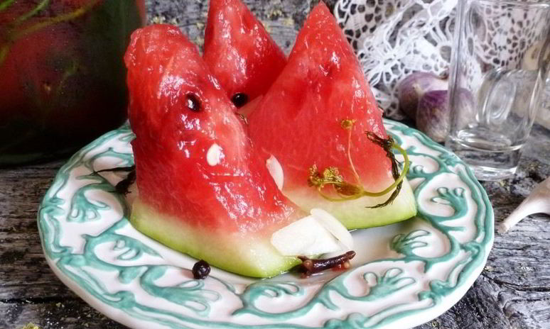 Рецепт квашеного арбуза