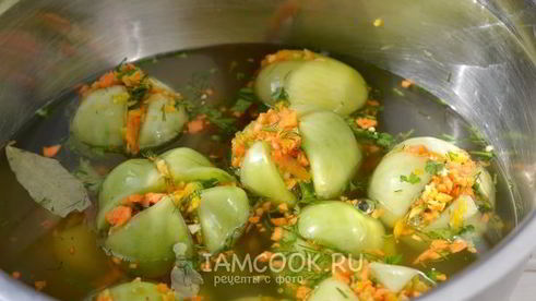 квашеные зеленые помидоры