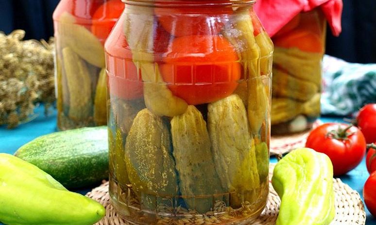 Рецепт ассорти помидоры огурцы маринованные