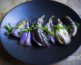 Быстрые маринованные баклажаны