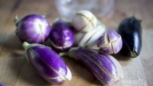 быстрые маринованные баклажаны