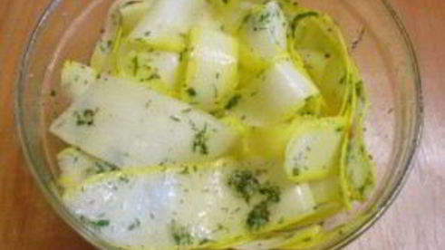 быстрые маринованные кабачки
