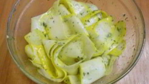 быстрые маринованные кабачки