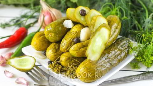 быстрые маринованные огурцы