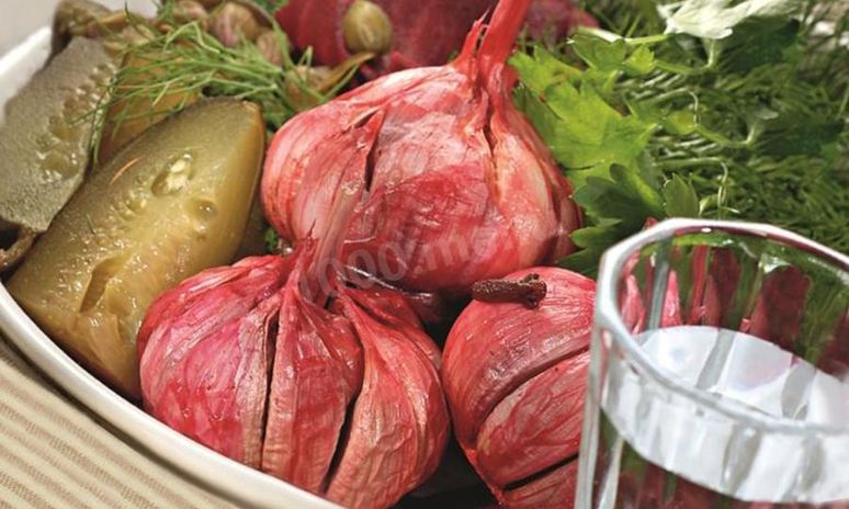 Рецепт чеснока маринованного со свеклой