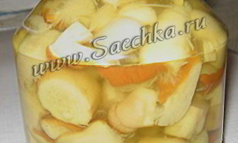 Рецепт грибов маринованных